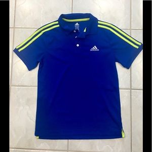 Adidas 3-Stripes Polo Shirt boys size 10-12